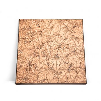 Panel de hojas secas